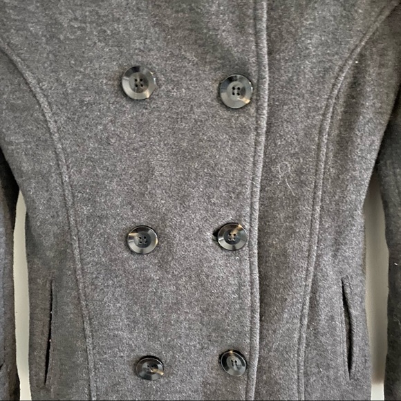 Monk&Lou Grey Peacoat - Picture 3 of 6